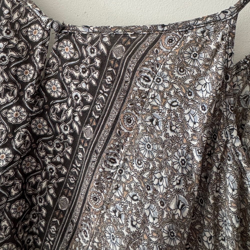 American Eagle Brown Boho Pattern Print Cami - image 4